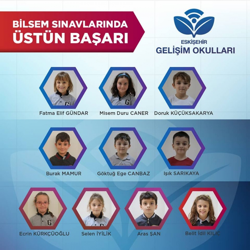 BİLSEM SINAVLARINDA ÜSTÜN BAŞARI