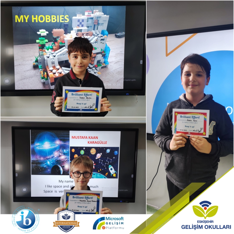 ENGLISH PRESENTATIONS OF THE 3RD GRADES