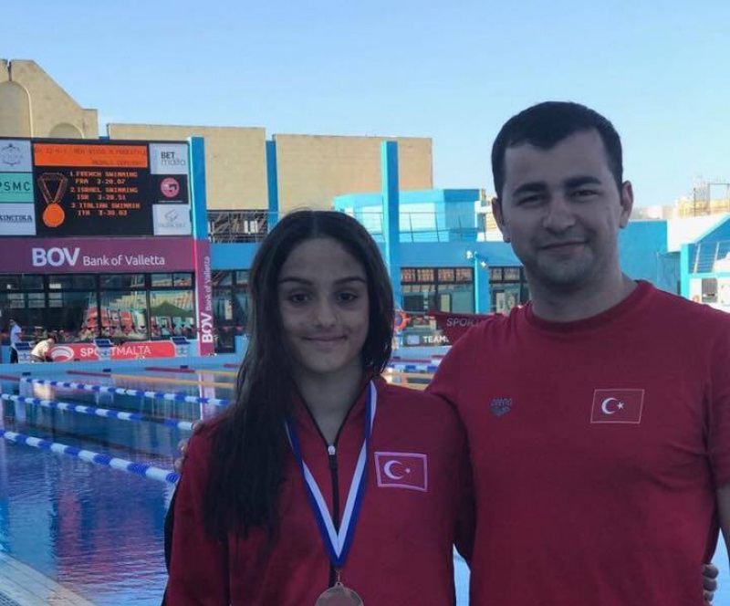 CANSU ŞENYÜZLÜ AVRUPA GENÇLER YÜZME ŞAMPİYONASINDA