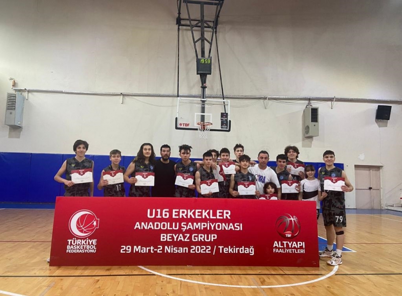 U16 TAKIMIMIZ TÜRKİYE ŞAMPİYONASI’NDA