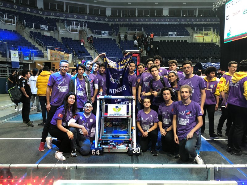 ESKİŞEHİR GELİŞİM OKULLARI ROBOT TAKIMI 6430 KALSEDON FRC, 2018 TURKISH ROBOTICS OFFSEASON ŞAMPİYONU
