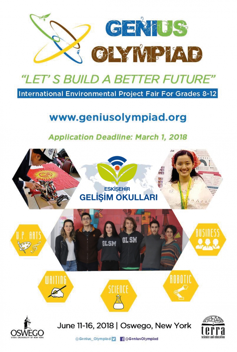 GENIUS OLYMPIAD 2018 FİNALİSTLERİ BELLİ OLDU