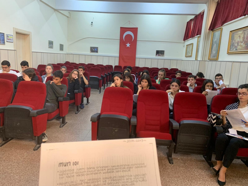 GELİŞİM MUN KULÜBÜ AHMET KANATLI ANADOLU LİSESİ’NDEYDİ