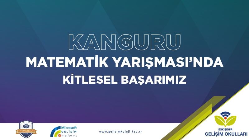 KANGURU MATEMATİK YARIŞMASINDA KİTLESEL BAŞARIMIZ