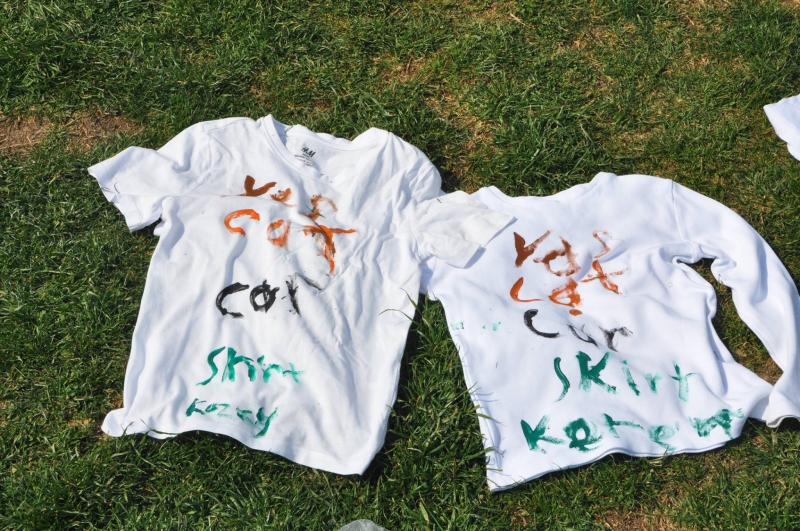 WRITE ON YOUR T-SHIRT!