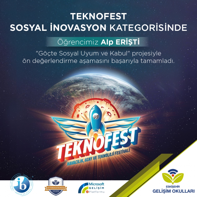 TEKNOFEST SOSYAL İNOVASYON KATEGORİSİNDE ÖN DEĞERLENDİRME AŞAMASINI BAŞARIYLA TAMAMLADIK