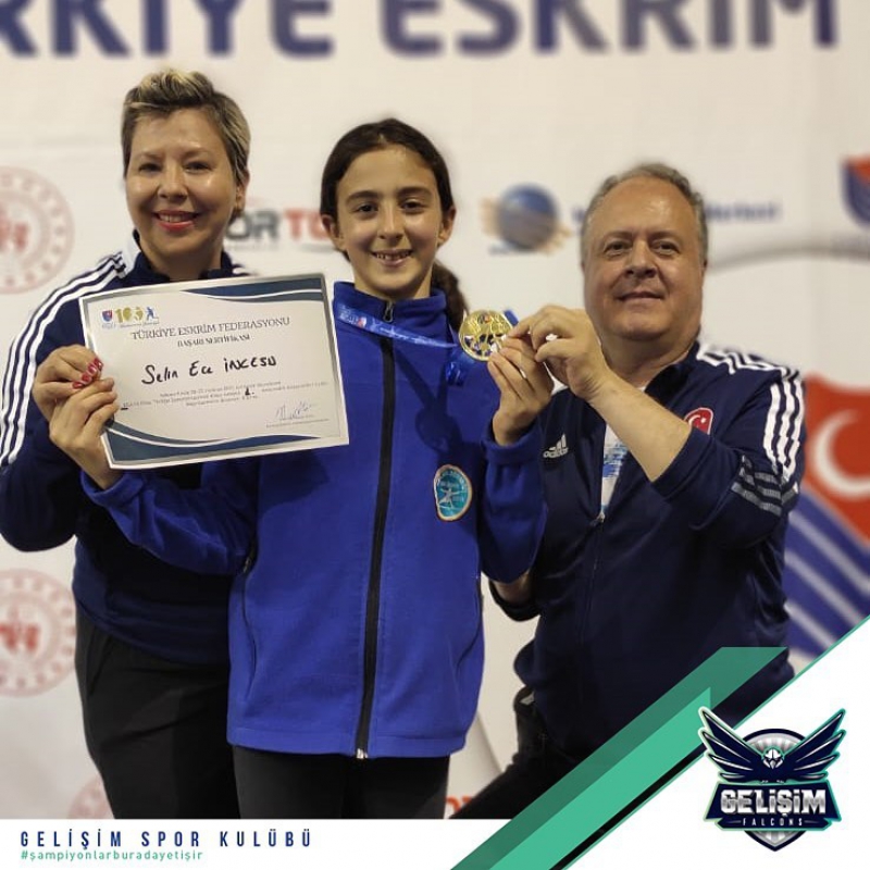 SELİN ECE İNCESU TÜRKİYE ŞAMPİYONU