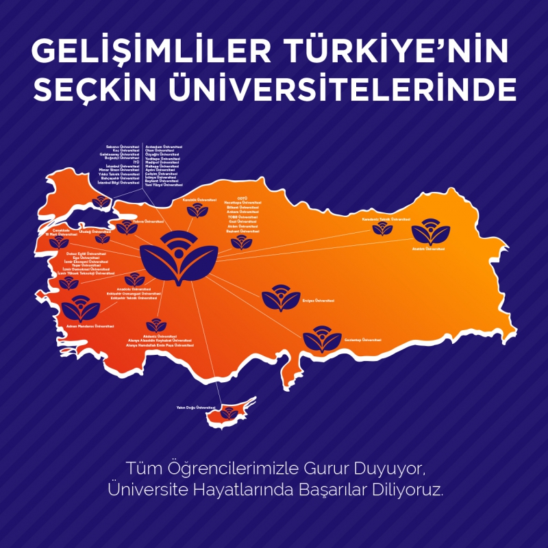 GELİŞİMLİLER TÜRKİYE`NİN SEÇKİN ÜNİVERSİTELERİNDE