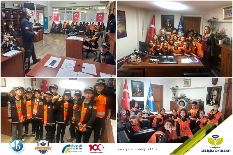 3.SINIFLAR ESKİŞEHİR BÜYÜKŞEHİR BELEDİYESİ ZABITA DAİRE BAŞKANLIĞI`NI ZİYARET ETTİLER