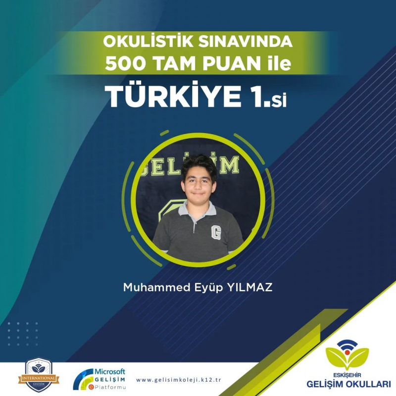 OKULİSTİK`TE TÜRKİYE BİRİNCİLİĞİ