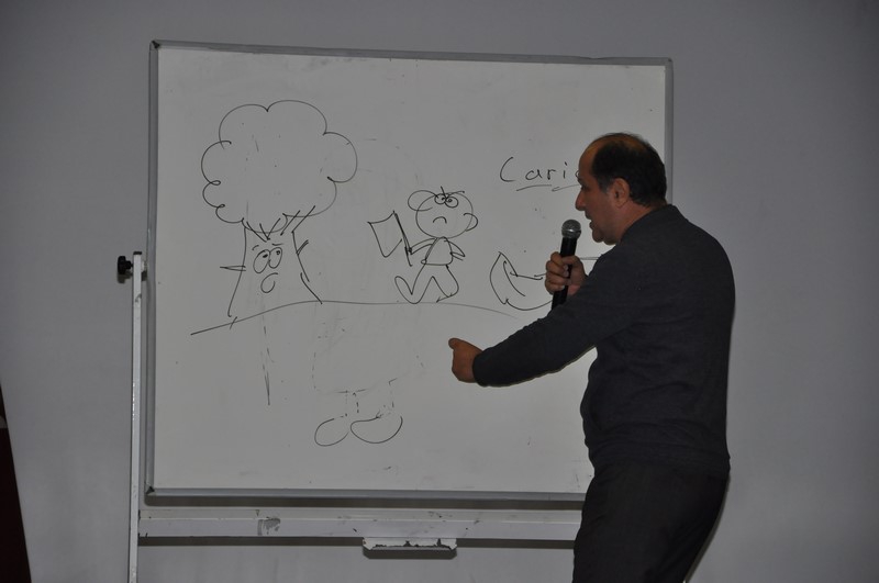 YAZAR VE KARİKATÜRİST BEHZAT TAŞ 5. SINIFLARIMIZ İLE BULUŞTU