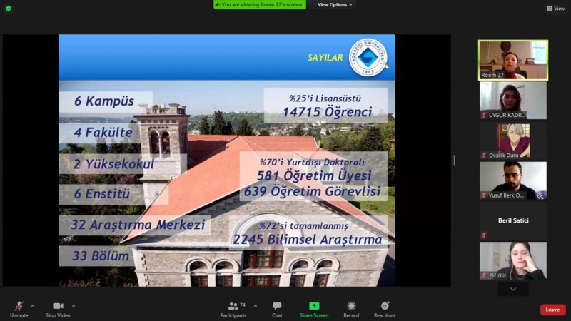 KARİYER PLANLAMA KAPSAMINDA BOĞAZİÇİ ÜNİVERSİTESİ İLE BİR ARAYA GELDİK