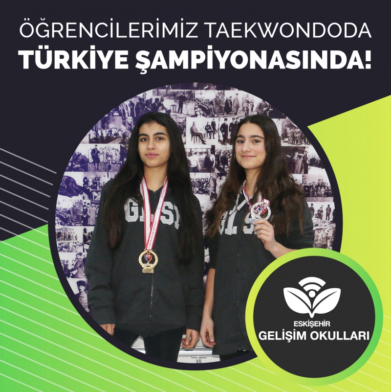 ÖĞRENCİLERİMİZ TAEKWONDODA TÜRKİYE ŞAMPİYONASINDA!