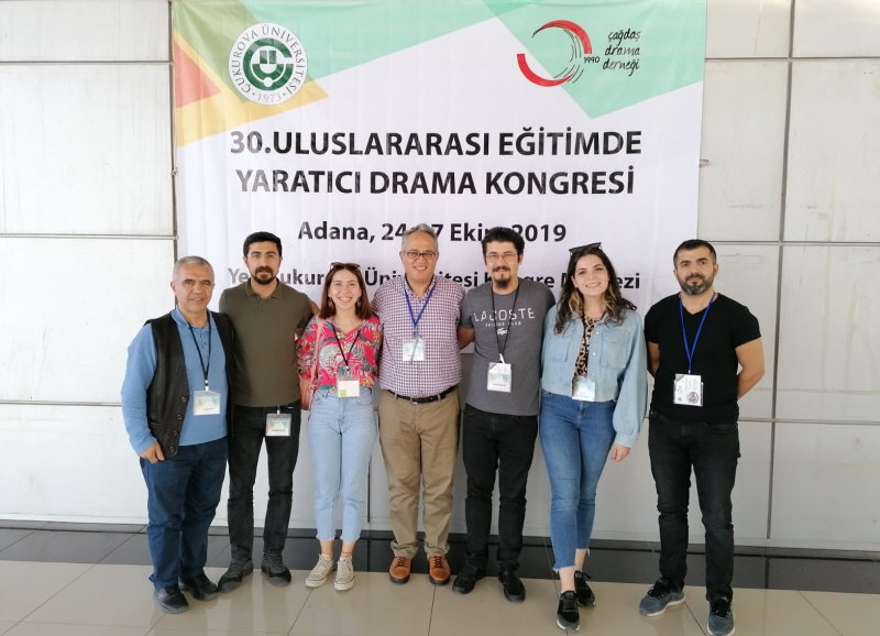 DRAMA ÖĞRETMENİMİZ 30.ULUSLARARASI EĞİTİMDE YARATICI DRAMA KONGRESİNE KATILDI